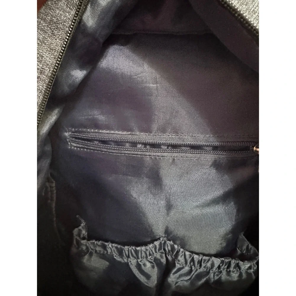 BB Gear Seeking Adventure Dad Diaper Bag Backpack Heather Grey with Changing Pad